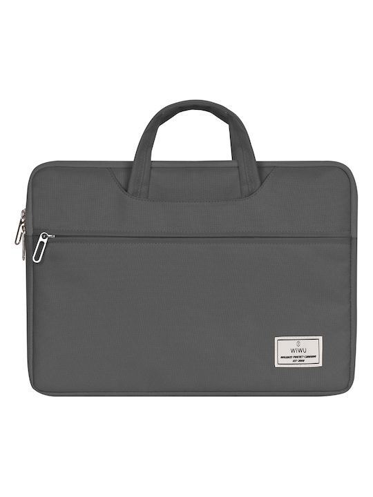 Wiwu Τσάντα Ώμου / Χειρός για Laptop 15.6" σε Γκρι χρώμα 45343