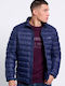 Χειμωνιάτικο Μπουφάν Puffer Navy Μπλε