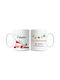 Fly Digital Christmas Mug Ceramic 1pcs