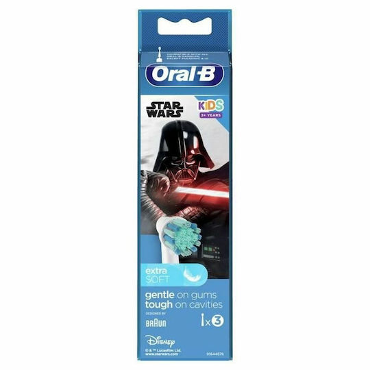 Oral-B Piese de schimb pentru periuța de dinți electrică Kids-star Wars 7117854 3buc