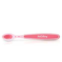 Nuby Baby Set of Spoons for 3+ Months Pink 3 Pi...