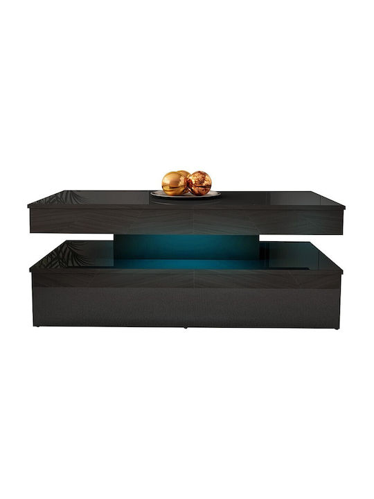 Rectangular Wooden Coffee Table Mauro L120xW55xH49.6cm