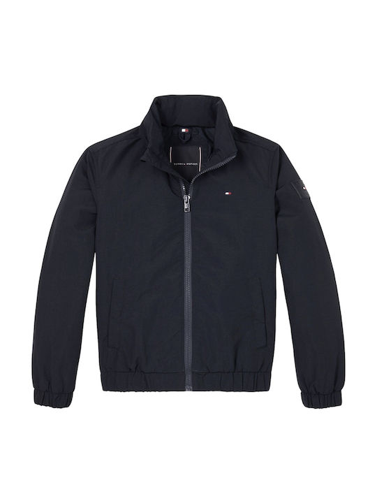 Kinder Freizeitjacke mit Kapuze Blue ESSENTIAL
