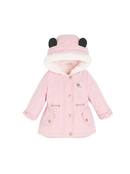 Cool Club Kids Casual Jacket with Lining & Hood Pink