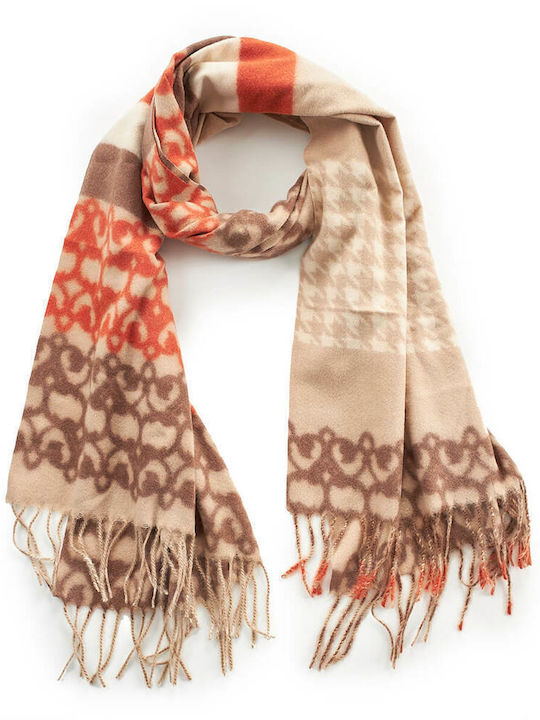 Verde Women's Wool Scarf Beige