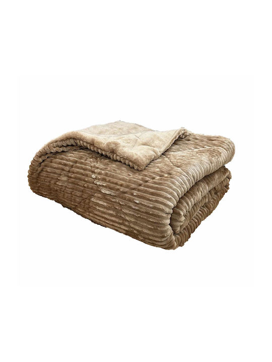Linea Home Комбинирано одеяло Единично 160x210бр Бежов