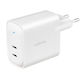 LogiLink Încărcător Fără Cablu GaN cu 2 Porturi USB-C 65W Livrarea energiei Albς (PA0283)