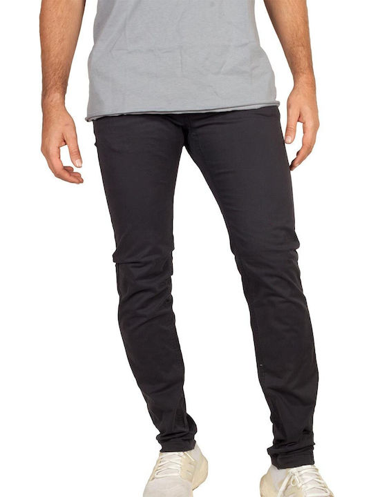 Gnious Trousers Chino Elastic in Slim Fit Blue