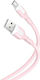 XO NB212 2.1A 1m Regular USB 2.0 to micro USB Cable Pink