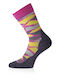 Lasting Merino Sosete Sport Trekking Roz 1 Pereche