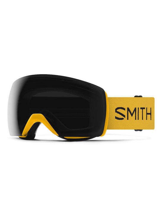 Smith Skyline Xl Ski & Snowboard Goggles Kids Gold with Lens in Gold Color