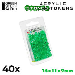 Green Stuff World Warhammer Plastik Steine 12mm Grüne Würfel 40 Stück Green Stuff World Warhammer Plastik Steine 12mm Grüne Würfel 40 Stück