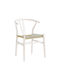 Y Dining Room Wooden Chair White 53.3x57x76cm