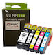 Planetink Pachet Cartușe de Cerneală Compatibile și Recondiționate pentru Imprimante InkJet Epson 33XL 3357 72ml Multi (culoare) / Negru