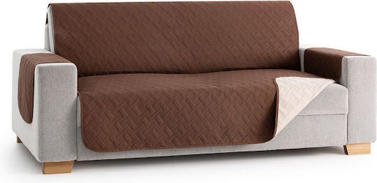 Mc Decor Sumba Waterproof Elastic Cover for Two Seater Sofa Brown Beige 130x180cm 1pcs MCL.AK.SUMBA D KAFE
