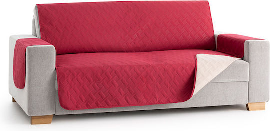 Mc Decor Sumba Waterproof Elastic Cover for Two Seater Sofa Red Beige 130x200cm 1pcs MCL.AK.SUMBA MD KOKKINO