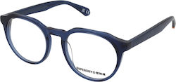 Superdry Herren Acetat Brillengestell Blau SDO ...