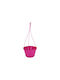 Sic Plast Plastic Flower Pot Fuchsia with Saucer 26x26x63cm
