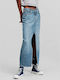 Karl Lagerfeld Denim Maxi Skirt Medium Aged Denim