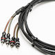 Gladen Кабел 2x RCA мъжки - 2x RCA мъжки 0.75м