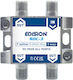 Edision 3 Ways F Διακλαδωτής SDC-3