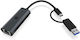 Icy Box IB-LAN301-C3 Αντάπτορας Δικτύου USB-C με Ενσύρματη Σύνδεση Ethernet