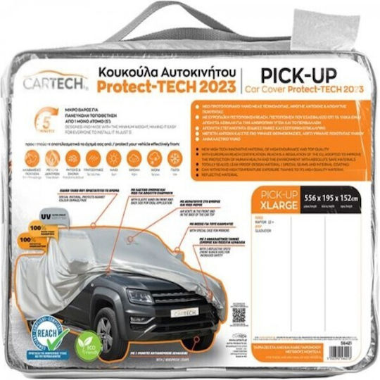 Cartech Covers for Mitsubishi Pick-up 536x195x152cm Waterproof XLarge Secured with Straps