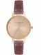 Olivia Burton Women's Watch with Pink Leather Strap