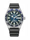Citizen Promaster Marine Мъжки Часовник 41mm Автоматичен с Черна Каучукова Каишка