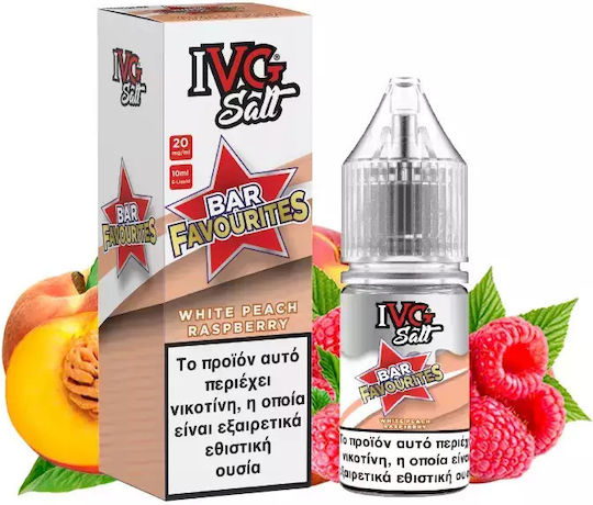 IVG Έτοιμο Υγρό Αναπλήρωσης Bar Salts Peach Rasberry 20mg 10ml
