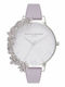 Olivia Burton Women's Watch with Purple Leather Strap