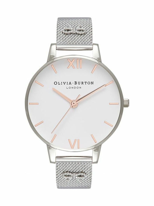 Women's Watch 38mm Battery with Silver Stainless Steel Bracelet