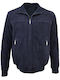 Leather Jacket Navy
