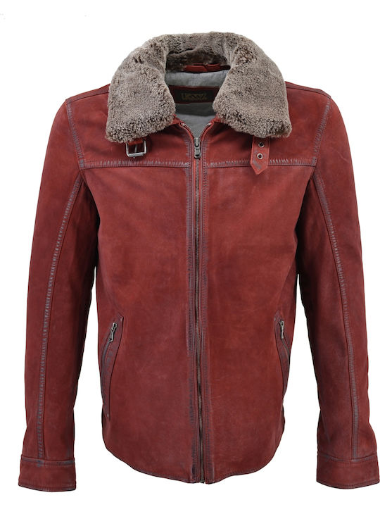 Lederjacke Jacke Red