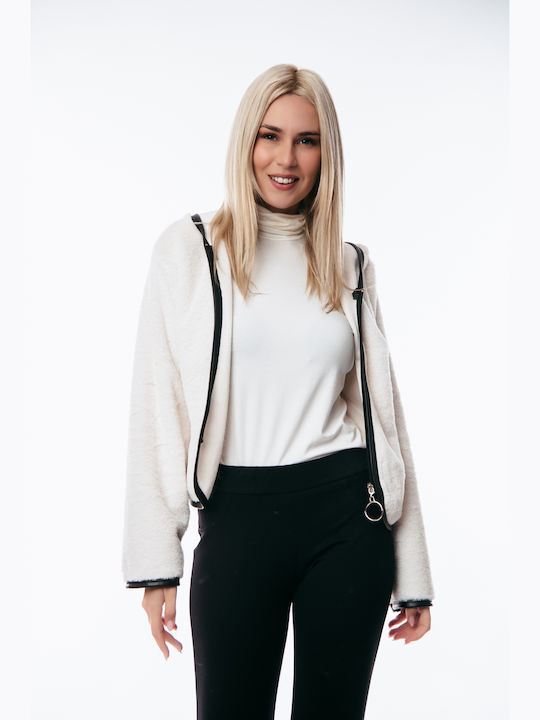 Women's Short Fur White