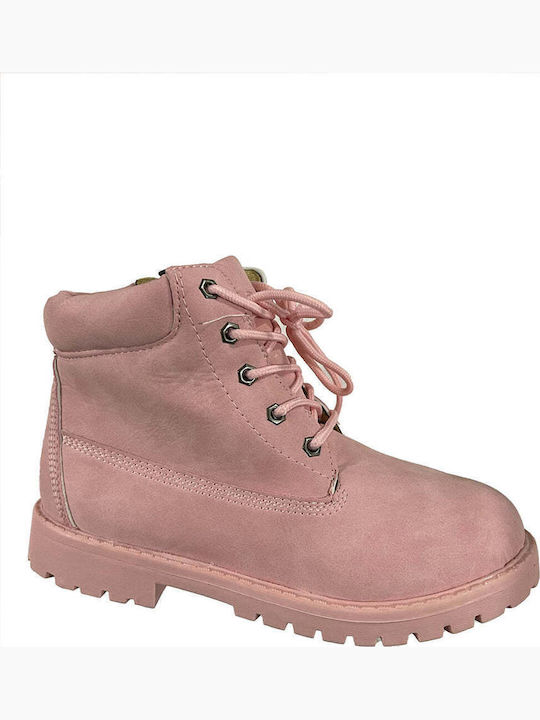 Ustyle Kinderstiefel mit Reißverschluss Rosa