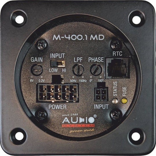 Audio System M-400.1 Md Ενισχυτής Αυτοκινήτου 1 Καναλιού