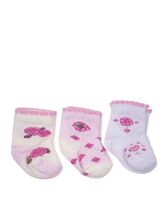 Findik Bebe Kindersocken Rosa 3 Paar
