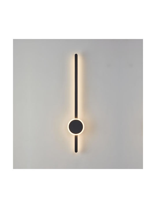 Braytron Lamp Wall Black 12x6cm