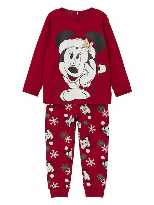 Name It Pijama pentru copii De bumbac Roșie