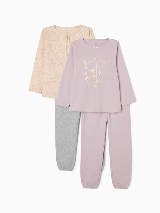 Zippy Kids Pajamas Cotton Lilac