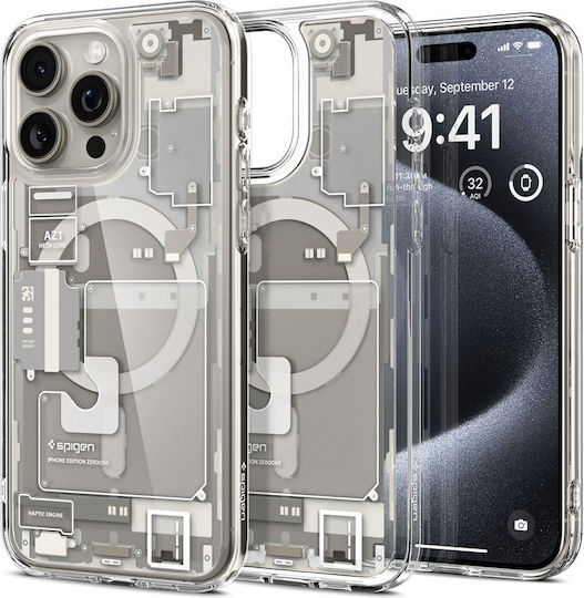 Spigen Ultra Hybrid Mag Back Cover Πλαστικό 2mm Μπεζ (iPhone 15 Pro)