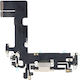 Καλωδιοταινία με Θύρα Φόρτισης σε Λευκό χρώμα για iPhone 13