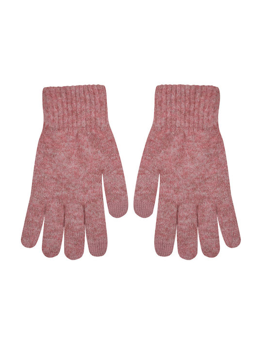 Stamion Ροζ Γυναικεία Πλεκτά Γάντια Αφής