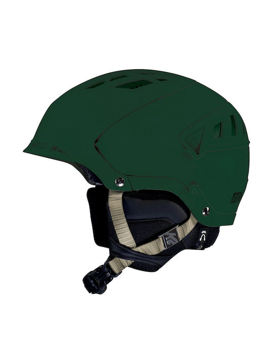 K2 Virtue Women's Helmet for Ski & Snowboard Green