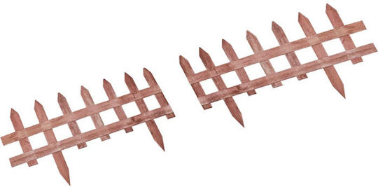 Outsunny Wooden Garden Hedge in Brown Colour 12 Pieces