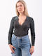 Frauen Bodysuit Schwarz