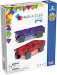 Magna-Tiles Magnetic Construction Toy Magna-tiles Car Expansion for 3+ years