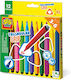 Ses Creative Triongular Grip Markere de Desen 14mm Set 12buc