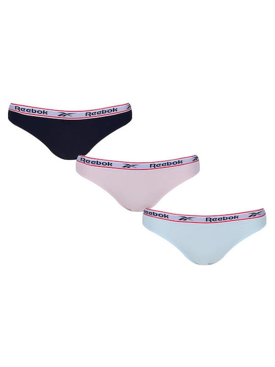 Reebok Baumwolle Damen Slip 3Pack